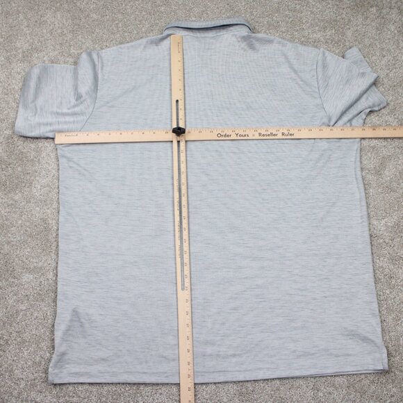 Callaway Opti-Dri Polo Shirt Mens 2XL XXL Gray Polyester Golf S/S Pullover - Picture 9 of 12